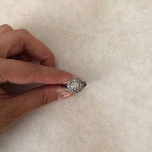 [David Yurman] mini diamonds ring